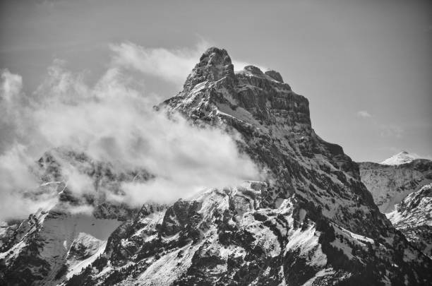 istock dramatic view of a snowy mountain peak in Switzerland. Murtschenstock Glarus. Amden Walensee. High quality photo 1424957557