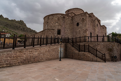 Konya, Turkey, May 14, 2022: Former Greek Orthodox church of Agia Eleni.Sille,Konya,Turkey