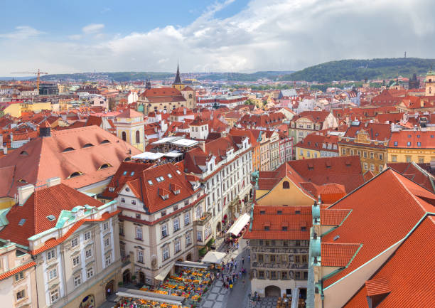 istock Panoramic view of Prague. Czech Republic 1424972137
