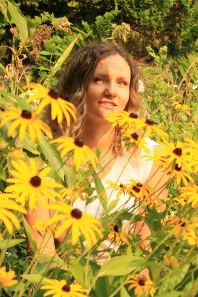 istock Blond in Black Eyed Susans 1424980760