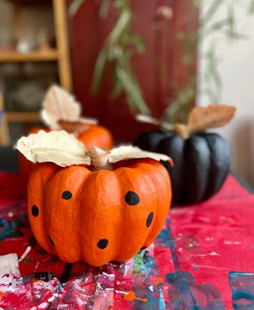 Unfinished Papier Mache Pumpkins