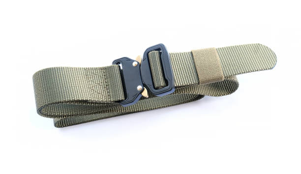 istock tactical belt with metal buckle 1424989078