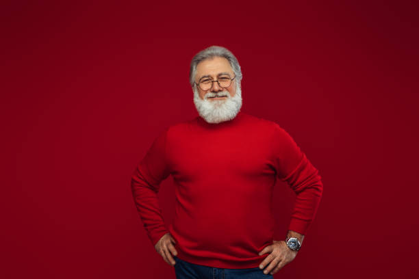 istock Portrait of an emotional old man 1424989759