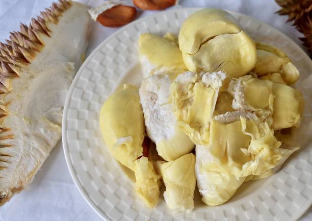 istock Close Up Delicious Fresh Ripe Durian 1425007426