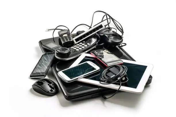 Photo of Electronic waste ready to recycle