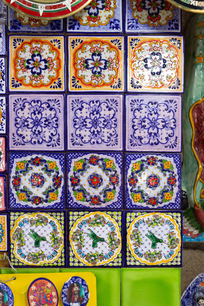istock mexican traditional colorful talavera ceramic wall tiles 1425017916