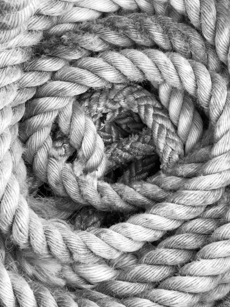 istock Close-up view of a wound rope 1425023735