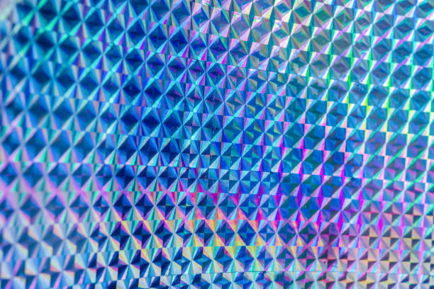 istock Holographic rainbow foil iridescent texture abstract hologram background 1425044702
