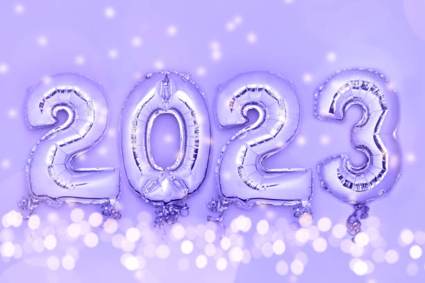 istock Balloon Bunting for celebration of New Year 2023 1425045607
