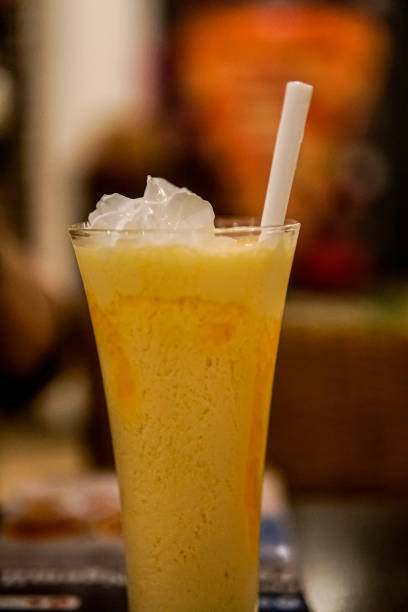 istock mango juice with vanilla ice cream on top looks delicious 1425047085