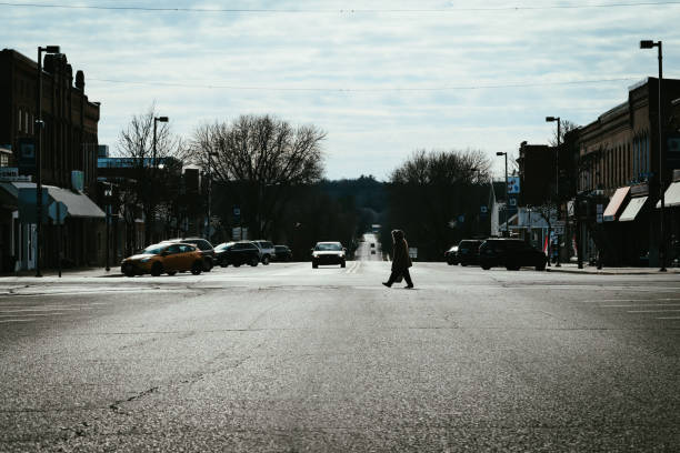istock Small town street 1425082563
