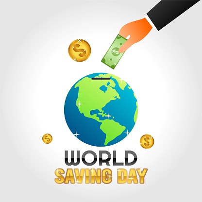 World Saving Day Vector Illustration. suitable for greeting card, poster and banner