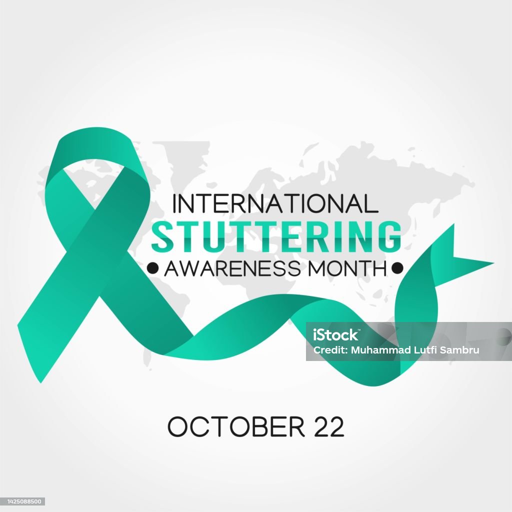 International Stuttering Awareness Month Vector Illustration. suitable for greeting card, poster and banner. - Royalty-free 2020 arte vetorial