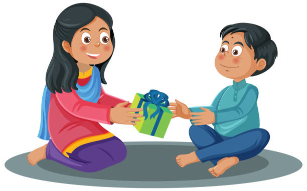 Bhai Dooj Ceremony With Cartoon Character Stock Illustration - Download Image Now - Art, Backgrounds, Bhai Dooj - iStock Bhai Dooj Ceremony With Cartoon Character Stock Illustration - Download Image Now - Art, Backgrounds, Bhai Dooj - iStock