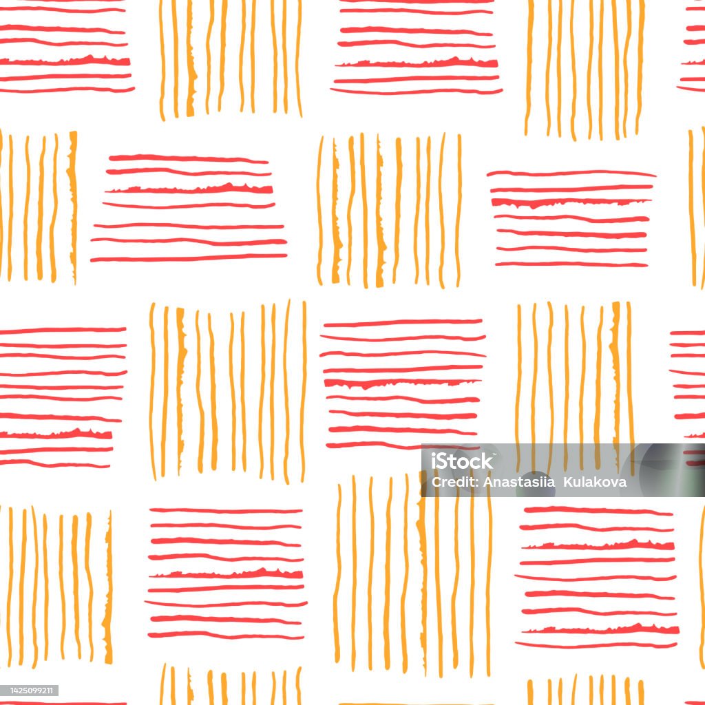 Simple Horizontal Pattern Pattern With Horizontal And Vertical Lines Stock Illustration ...