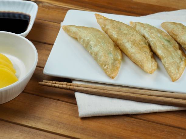 istock Asian food Dim sum, fried dumplings 1425103038