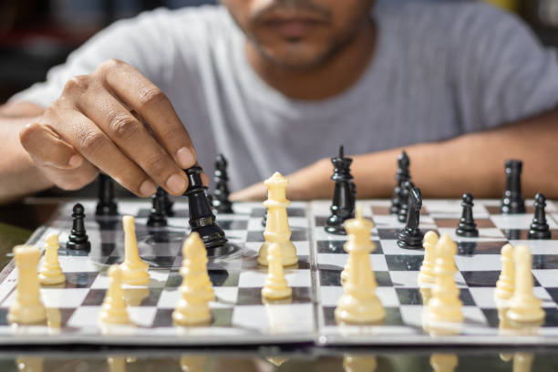 istock Strategic move of chess 1425103214
