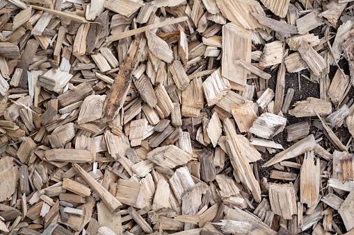 many pieces of chopped wood as a background