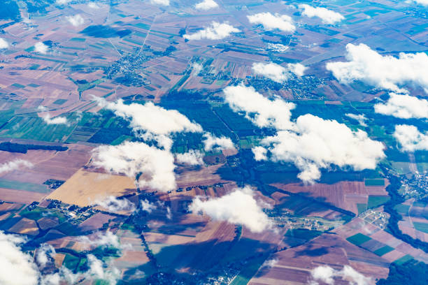 istock View from an airplane window to Poland 1425104549