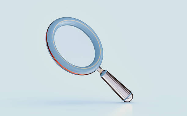 istock Magnifying glass Discovery research search analysis concept 3d render 1425118005