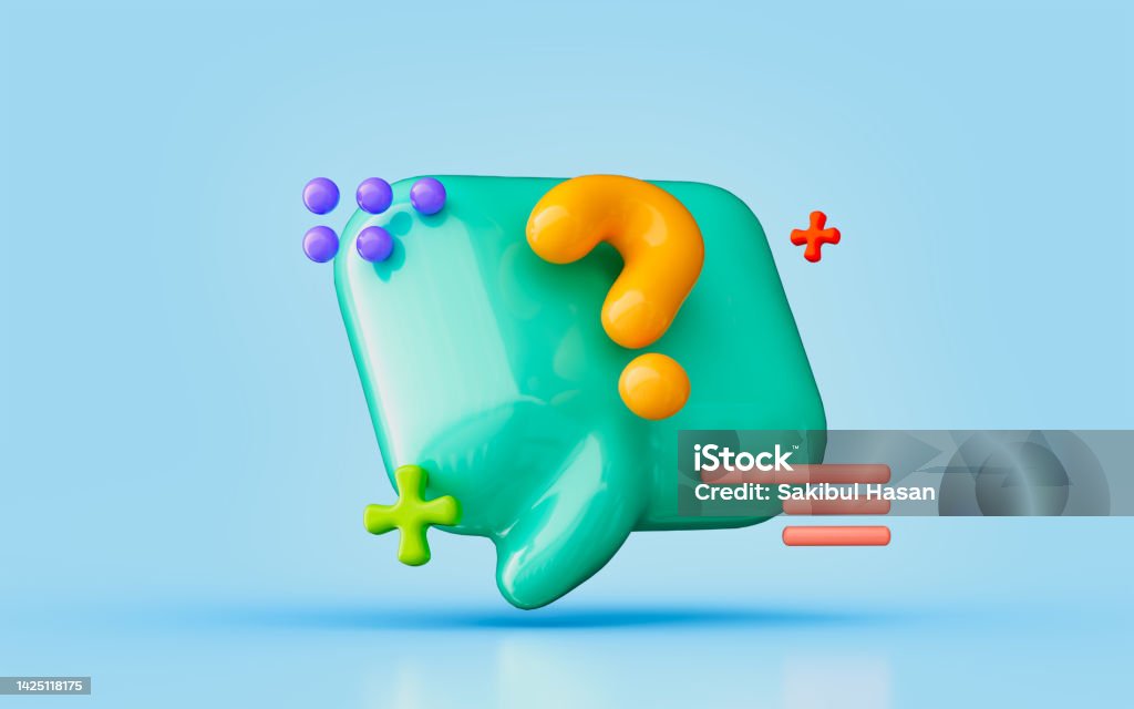 Message Question Mark Confusion Asking Information Conversation Dialog ...