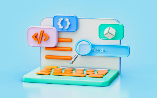 istock laptop coding magnify glass 3d illustration search business strategy 1425118441