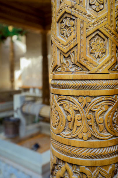 istock Traditional Oriental Design Details in the Ancient Uzbek Architecture 1425127767
