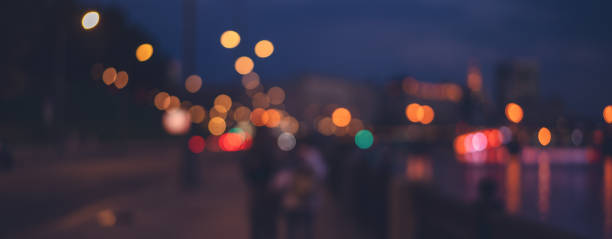 Free Stock Photo of Blurry Photo of a City Street at Night | Download ...