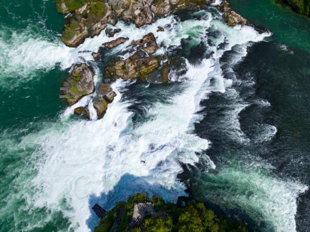 istock Rhine Falls waterfall in the river Rhine seen from above 1425136601
