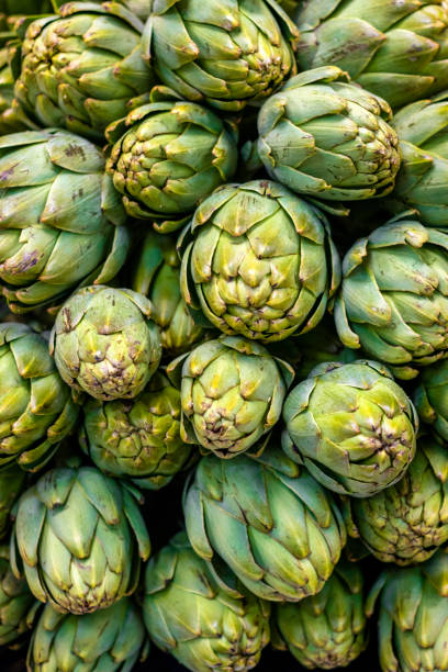 istock Fresh artichokes. Fresh fruit from Spanish market 1425142572