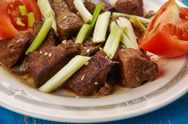 istock Central Asian Kebab from 	mutton liver 1425144863
