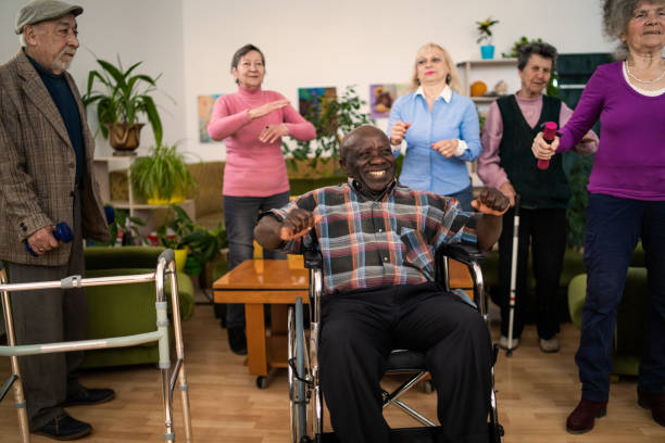 istock Exercise training and education for healthy living 1425145859