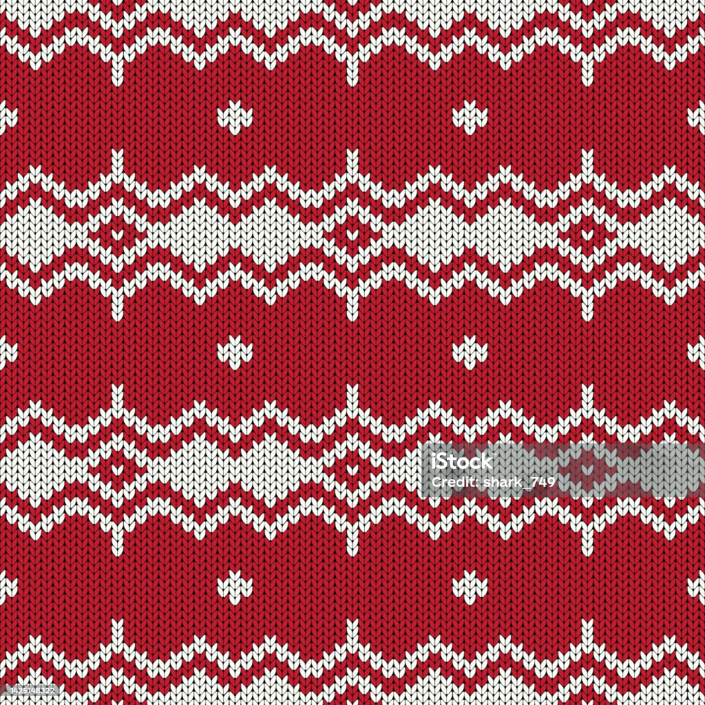 Knit Pattern Stock Knit Texture Seamless Pattern Background Vector Illustration Stock ...