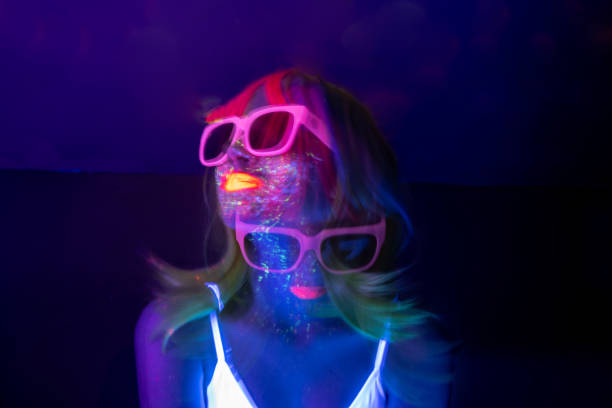 istock Light painting portrait 1425152834