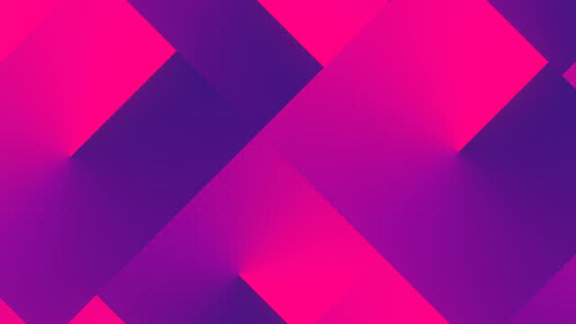 Moving rectangular shapes with trendy gradient. Geometric abstract art background for your video presentation. Digital seamless loop animation. 3d rendering 4K UHD