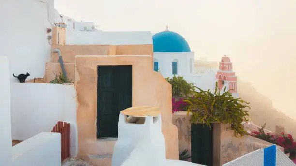 Photo of Golden Mist at Oia, Santorini