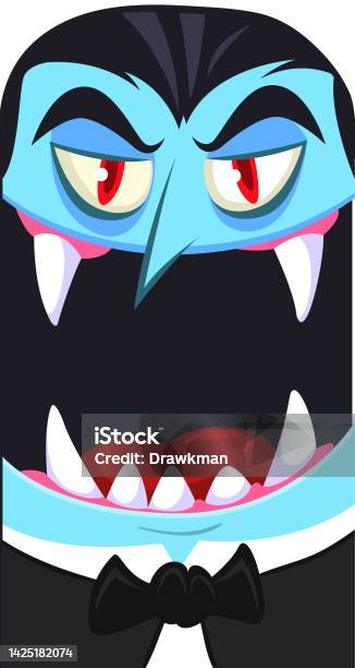 Happy Halloween Count Dracula Face Avatar Cute Cartoon Vampire Character With Big Open Mouth Tongue Fangs Stock Illustration - Download Image Now - iStock Happy Halloween Count Dracula Face Avatar Cute Cartoon Vampire Character With Big Open Mouth Tongue Fangs Stock Illustration - Download Image Now - iStock