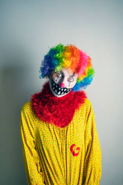 istock Creepy Clown With Evil Smile 1425196370