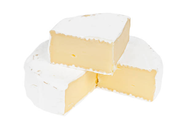 istock Camembert on a white background, soft milk cheese. 1425206887
