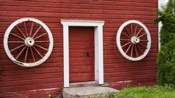 istock Facde typical Finnish wooden shed 1425217138