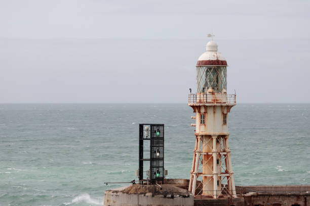 istock Harbor of Dover with Lighthouses 1425222397