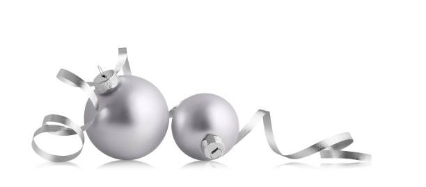 istock Christmas balls isolated on white background. 1425226851