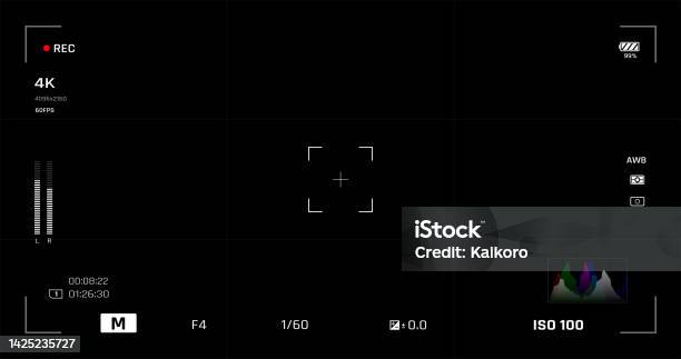 Camera User Interface 005 Stock Illustration - Download Image Now ...