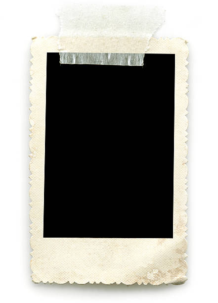 istock Old blank photo on white background.(XXXL) 142524174