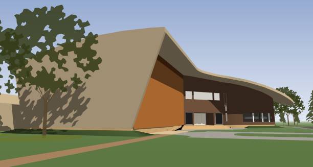 istock 3D illustration of building project 1425245218