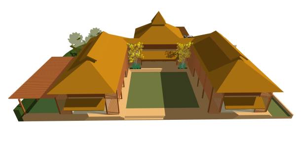 istock 3D illustration of building project 1425245413