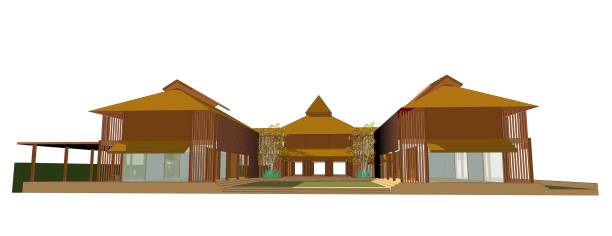 istock 3D illustration of building project 1425245415