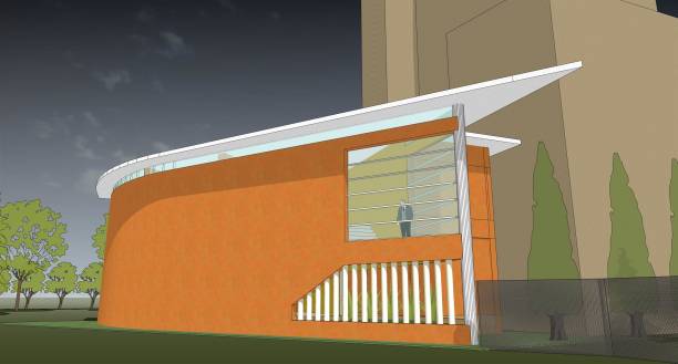 istock 3D illustration of building project 1425245515