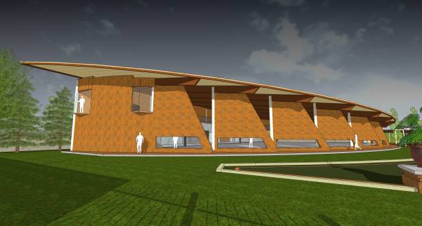 istock 3D illustration of building project 1425245811
