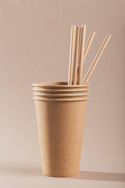 istock Eco-friendly disposable utensils made of craft paper 1425246340